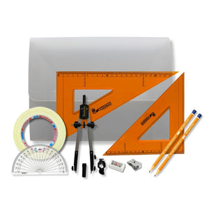 PolyBox with Pen Holder Compass, Tape & SG Strong Set Square