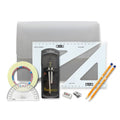 PolyBox Clutch Pencil Compass, with Tape & SG Set Square (0 at Edge)