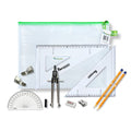 Pouch Bag with Clips & SG Set Square