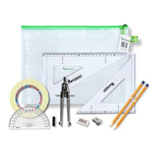 Pouch Bag with Tape & SG Set Square