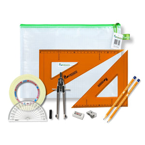 Pouch Mesh Bag with Tape & SG Strong Set Square