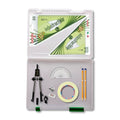 Tuff Box with Pen Holder Compass, Tape & Elastika Set Square