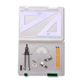 Tuff Box with Clips & Faber Castell Set Square