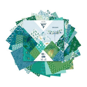 Clairefontaine Origami 15x15cm Vegetal Chic 60 Sheets