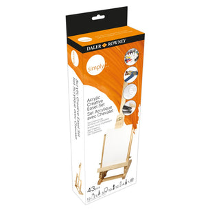 Daler Rowney Simply Acrylic Creative Mini Easel 43 Piece Set