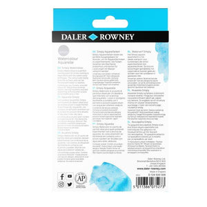 Daler Rowney Simply Watercolour 6x12ml Tube Set