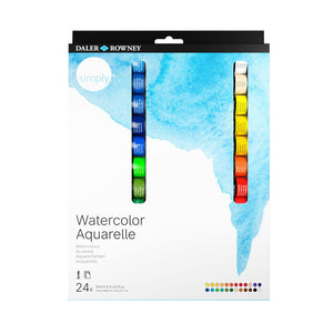 Daler Rowney Simply Watercolor 24x12ml Set