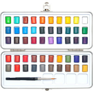 Elements Solid Watercolour Half Pan 50 Set