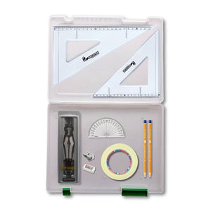 Tuff Box with 2 Part Compass, Tape & SG Set Sq (0 at Edge)
