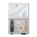 Tuff Box with 2 Part Compass, Tape & SG Set Square