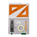 Tuff Box with 2 Part Compass, Tape & SG Strong Set Square