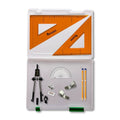 Tuff Box with Clutch Pencil Compass, Clips & SG Strong Set Square