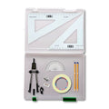 Tuff Box with Pen Holder Compass, Tape & SG Set Square (0 at Edge)