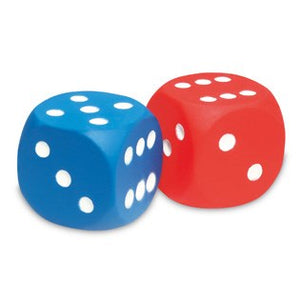 Giant Foam Dot Dice 2 Pack