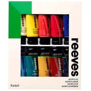 Reeves Fine Acrylic Tube Set 10x75ml