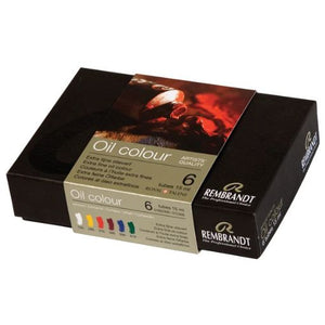 Rembrandt Oil Colour Paint Starter 6x15ml Tubes Set