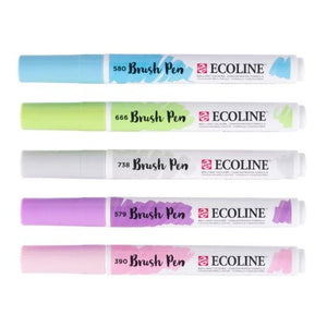 Ecoline Brush Pen Pastel 5 Set
