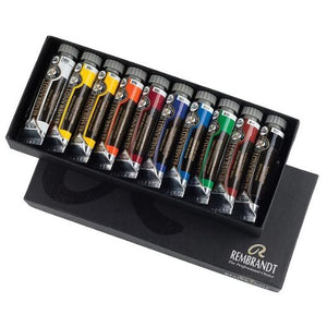 Rembrandt Oil Colour Paint Basic 10x15ml Tubes Set