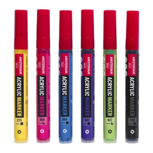 Amsterdam Acrylic Marker 6 Set