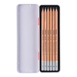 Bruynzeel Expression Graphite Pencils Tin 6