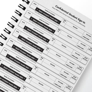 AM Dunne & Son Ltd SE- PAPER PADS & COPIES Ogham GDPR Student Sign-In Book SG Education