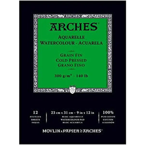 Arches Arches Watercolour Gummed Pad 300gsm Range SG Education