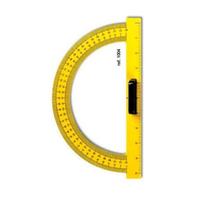 Arda Arda Board Protractor Magnetic Yellow with Handle SG Education