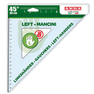 Arda Arda Set Square 45d 30cm Left Handed SG Education