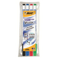 Bic BIC Velleda 1721 Fine Whiteboard Markers 4 Assorted SG Education
