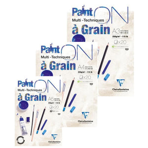 Clairefontaine Clairefontaine PaintON Multi Media Grain Pad Range SG Education