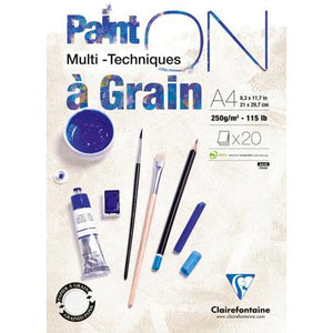 Clairefontaine Clairefontaine PaintON Multi Media Grain Pad Range SG Education