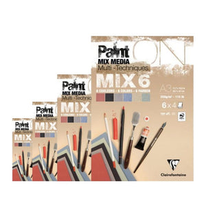 Clairefontaine Clairefontaine PaintON Multi Technique Pad Mix6 Range SG Education