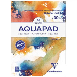 Clairefontaine Goldline Aquapad 300gsm Medium Fine Grain Range SG Education