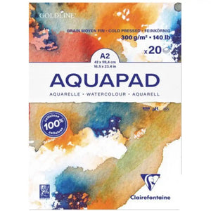 Clairefontaine Goldline Aquapad 300gsm Medium Fine Grain Range SG Education