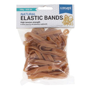 Concept Concept 100g Bag Elastic Bands Size 64 SG Education