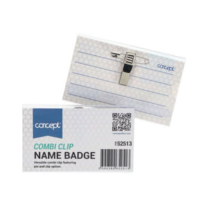 Concept Concept Combi Name Badge SG Education