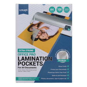 Concept Concept Laminating Pouches Range SG Education
