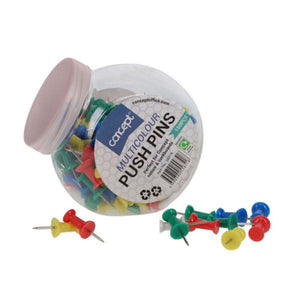 Concept Concept Multicolour Push Pins 150 Pack SG Education