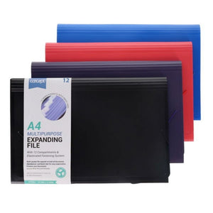 Concept DCG STORAGE Concept A4 12 Pocket Expanding File SG Education