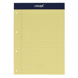 Concept PM-CALCULATORS TABLES COPIES Concept Legal Pad A4 50 Sheets SG Education