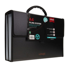 Concept SE-STATIONERY Concept Foolscap 26 Pocket Expanding Document Carry Case SG Education