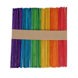 Crafty Bitz ART-CRAFT Crafty Bitz Lollipop Sticks Assorted Colours 1000 Box SG Education