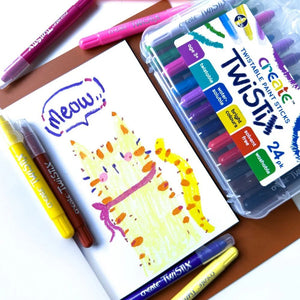 Create ART-PENCILS PENS & MARKERS Create Poster Paint Twistix 24 Pack SG Education