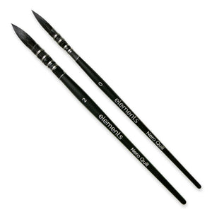 Create Elements Nero Watercolour Quill Brush Set  2 Pack SG Education