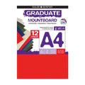 Daler Rowney Daler Rowney A4 Graduate Mountboard 12 Assorted Colours SG Education