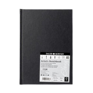 Daler Rowney Daler Rowney Ebony Hardback Portrait Sketchbook 160g Range SG Education