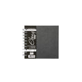 Daler Rowney Daler Rowney Ebony Hardback Square Wire-bound Black Sketchbook 160g Range SG Education