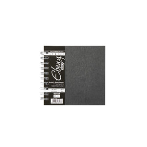 Daler Rowney Daler Rowney Ebony Hardback Square Wire-bound Black Sketchbook 160g Range SG Education