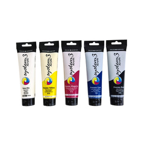 Daler Rowney System 3 Acrylic Set 5 x 150ml SG Education