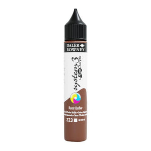 Daler Rowney System 3 Fluid Acrylic 29.5ml Range SG Education